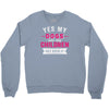 yes dogs are my children. get over it Crewneck Sweatshirt