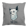 Bad Dog Throw Pillow