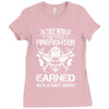The Title Firefighter Not Earned From Fancy Degree Ladies Fitted T-Shirt