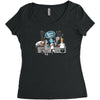 roger's place Women's Triblend Scoop T-shirt