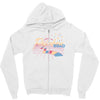 rainbow road Zipper Hoodie