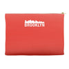 brooklyn city skyline silhouette Accessory Pouches