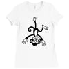monkey Ladies Fitted T-Shirt