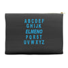 alphabet abc elemno Accessory Pouches