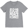 new years eve 2016 give peace a chance V-Neck Tee