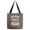 Super Cool Mother In Law Of A Freaking Awesome Daughter Tote Bags