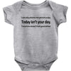 i can only please 1 person a day Baby Bodysuit