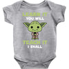 Learn It You Will Teach It I Shall Cute Yoda Baby Bodysuit