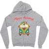 hippie holidays Zipper Hoodie