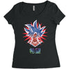 Goku Ultra Instinct Women's Triblend Scoop T-shirt