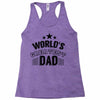 world's greatest dad Racerback Tank