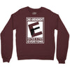 second amendment rated e for everyone Crewneck Sweatshirt
