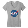 Nasa Parody Gay Women's V-Neck T-Shirt