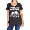 camping Ladies Curvy T-Shirt