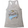 quiet place Racerback Tank