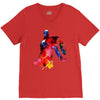 full color V-Neck Tee