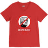 Impeach 45 Stop Trump V-Neck Tee