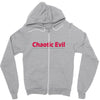 chaotic evil Zipper Hoodie