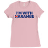 i am with harambe Ladies Fitted T-Shirt