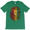 new! men's rasta vibe lion T-Shirt