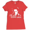 twilight pullover bella jacob edward film Ladies Fitted T-Shirt