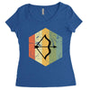 vintage sagittarius Women's Triblend Scoop T-shirt