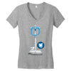 master keyblade Women's V-Neck T-Shirt