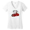 deadpool x akira Women's V-Neck T-Shirt