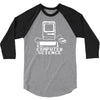 computer science pc nerd gamer zocker shooter funny 3/4 Sleeve Shirt