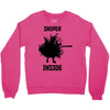 fortnite sniper inside Crewneck Sweatshirt