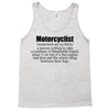motorcyclist Tank Top