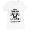 sorry this girl is already taken by a super sexy june boyfriend Ladies Fitted T-Shirt