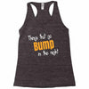 bump in the night Racerback Tank