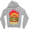 burger fever Zipper Hoodie