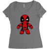 deadpool robot Women's Triblend Scoop T-shirt
