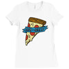 life is a pizza party Ladies Fitted T-Shirt