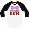 tweedle dee matching 3/4 Sleeve Shirt