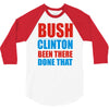 bush clinton large 3/4 Sleeve Shirt