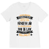 Super Cool Father In Law Of A Freaking Awesome Son In Law V-Neck Tee
