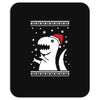 big trex santa ugly christmas Mousepad