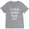 i'm dead wanna hook up american horror story V-Neck Tee