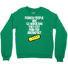 french people are so hard they eat pain for breakfast Crewneck Sweatshirt