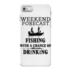 fishing funny iPhone 7 Case