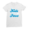 my kids have paws Ladies Fitted T-Shirt