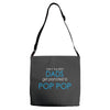 best dad get promoted to pop pop Adjustable Strap Totes