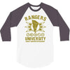 rangers university 3/4 Sleeve Shirt