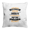 Super Cool Granddaughter Of A Freaking Awesome Pop Pop Throw Pillow