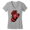 screaming doom Women's V-Neck T-Shirt