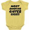 sister brother Baby Onesie