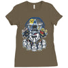 penguin time Ladies Fitted T-Shirt
